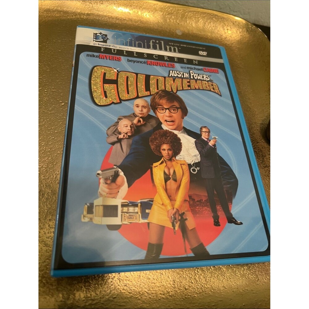 #2222**Austin Powers: Goldmember DVD — Blue Case with Colorful Cover